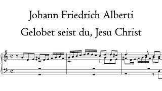 Alberti - Gelobet seist du, Jesu Christ - Metzler organ, Poblet, Hauptwerk