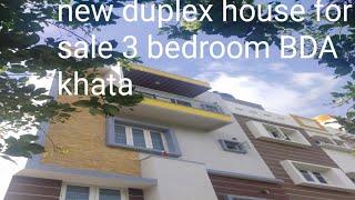 new duplex house for sale BDA khata Visvesvaraya layout Bangalore property master Bangalo7892278544