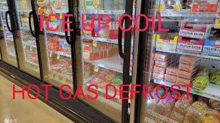 Supermarket Refrigeration - Troubleshooting Case Running Warm Ice Up Coil (Found Bad Suction Stop)