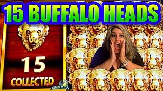 WE DID IT!!!! 15 BUFFALO HEADS!!!! On BUFFALO GOLD REVOLUTION