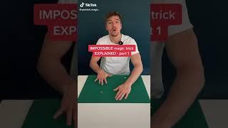 IMPOSSIBLE magic trick explained @yannick.magic #ShortMagicShow