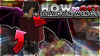 How to get ️ DRAGON-WINGS in Minecraft for FREE!  (1.8.9, Hypixel Safe!)