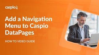 Adding a Navigation Menu to Caspio DataPages