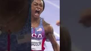 USA WOMEN WIN 4x100 RELAY ANCHORED BY SHA'CARRI