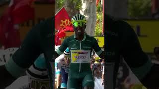 Biniam GirmayThe lion from Eritrea    #cycling #tourdefrance