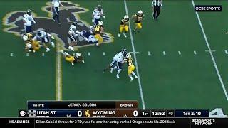 HIGHLIGHTS: Utah States's 27-25 win over Wyoming