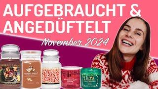 Aufgebraucht & Angedüftelt ️| November 2024 | Was habe ich gedüftelt? | cozy_jessy