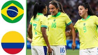 Brazil vs Colombia | Highlights | Women's Friendly 30-10- 2024