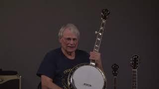 Geoff Hohwald at Banjo Warehouse with some SUPER COOL Banjos and Guitars