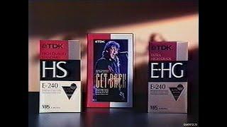 Publicité Cassettes VHS TDK (1991)