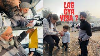 Dad’s Reaction Finally America Da Visa Lag hi Gya | Pinder Pawan