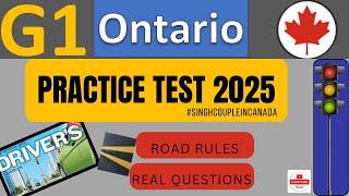 G1 Driving Test - All 2024 Exam Questions | Ontario G1 Practice Test 2024 | G1 test Ontario 2024