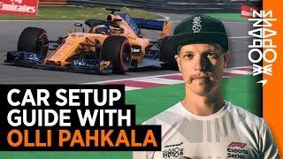 Sim racing car setup guide with Olli Pahkala