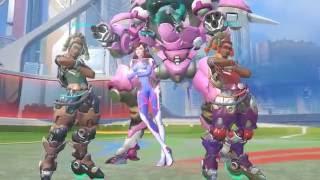 Overwatch gameplay Lucio ball - Fun with friends