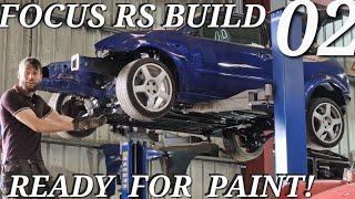 The Focus RS Is Almost Complete!?! Powder Coating, Undersealing & Rolling It Into the Paint Booth!