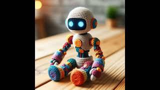 로봇 인형(a robot doll) #인공지능 #코바늘 #로봇 #인형 #로봇인형 #코바늘인형 #ai #craft #crochet #robot #doll #robotdoll