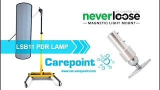 Carepoint LSB11m PDR lamp with Never Loose magnetic light mount by Carbon Tech