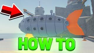 How To Build The SUBMARINE In Roblox Fisch! (ALL PARTS!)