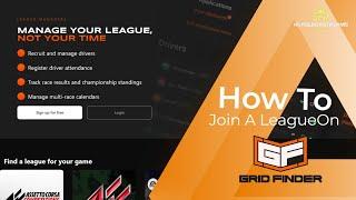 How to Find Leagues on Grid Finder.