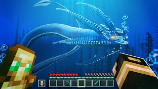 HO VISTO UN MOSTRO MARINO su MINECRAFT 100 giorni SOTT'ACQUA!