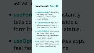 New Hooks in React 19