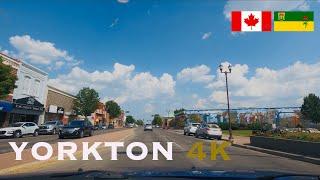 Yorkton 4K - Driving Tour of Downtown Yorkton