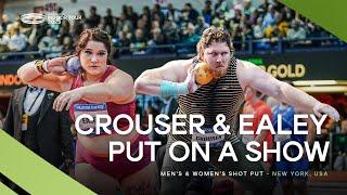 World lead shot put festival with Crouser and Ealey   | World Indoor Tour 2023