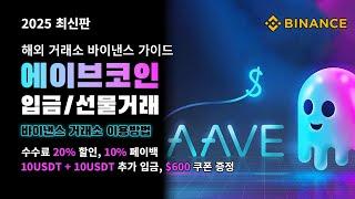 초보자를 위한 에이브(AAVE)코인 거래방법｜바이낸스 사용방법 & AAVE 선물매 완전 정리