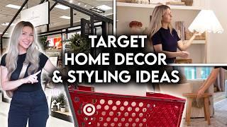 NEW TARGET HOME DECOR & STYLING TIPS | SHOP WITH ME 2024