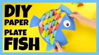 How to Make a Paper Plate Fish - fish craft ideas