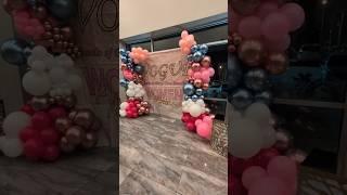 ||M.E Decor -Check out how I combined six colors  to make thisBalloon Garland|| #howto #diy #short