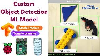 Train a Custom Object Detection Model using Tensorflow Lite Model Maker | Transfer Learning