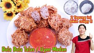 Cara Membuat Bola Bola Talas Goreng | Cara Masak Uyen Khas Medan | Crispy Diluar & Lembut Didalam