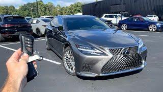 2024 Lexus LS500: Start Up, Test Drive, Walkaround, POV and Review