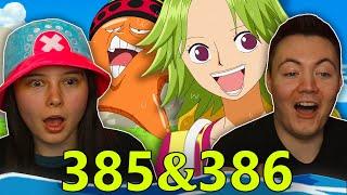 CAMIE & PAPPAG  One Piece Ep 385 & 386 REACTION & REVIEW