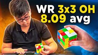 8.09 авг СВІТОВИЙ РЕКОРД по 3х3 ОДНІЄЮ РУКОЮ методом ROUX  Розбір збірки @SeanVillCubing