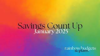 Savings Count Up | January 2025 | Sinking Funds | Zero Based Budgeting | UK Family Budget