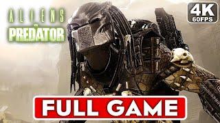 ALIENS VS PREDATOR Predator Campaign Gameplay Walkthrough FULL GAME [4K 60FPS] - No Commentary