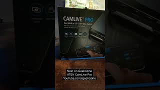 Unbox and set up the ATEN CamLive Pro - YouTube.com/geekazine