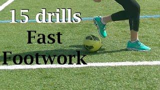 Soccer ball mastery workout --real time fast feet