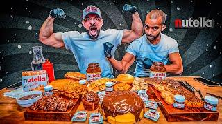 تحدي كل شي بالنوتيلا ١٧،٠٠٠ سعرة Nutella Challenge 17,000 Calories