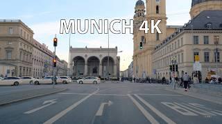 Driving Munich 4K - Sunset Drive - Germany