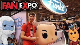 Getting into the Funko Booth at Fan Expo Canada!