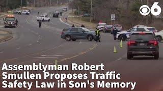 Assemblyman Robert Smullen Proposes Traffic Safety Law in Son's Memory After Fatal Crash