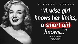 Inspirational Marilyn Monroe Quotes That Every Men Should Listen. | Timeless Quotes