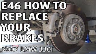 BMW E46 How To Replace Front & Rear Brakes DIY