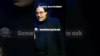 Bill Hicks - Bold statement