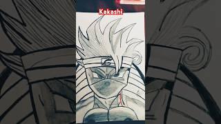 How to make the drawing of Kakashi ##shortsvideo##kt