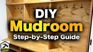 DIY Mudroom Build | Transform Your Space Step-by-Step!