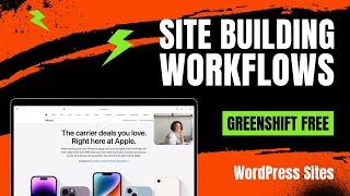 Common Workflows of design building for GreenShift & GreenLight WordPress